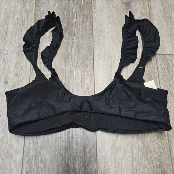 Aerie Mixed Bikini Set Ruffle Top Full Coverage Bikini Bottom Women's Medium - Picture 11 of 13